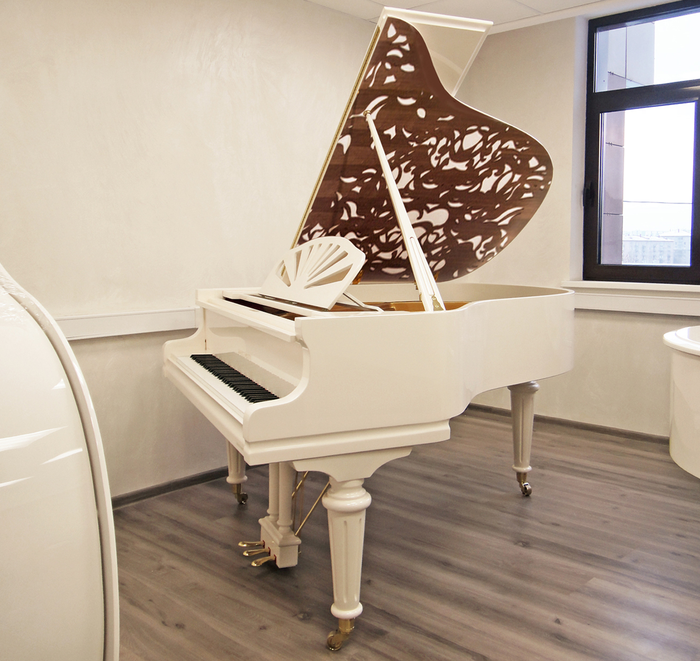 Самоиграющий рояль August Förster 190 Classic (чёрный матовый)