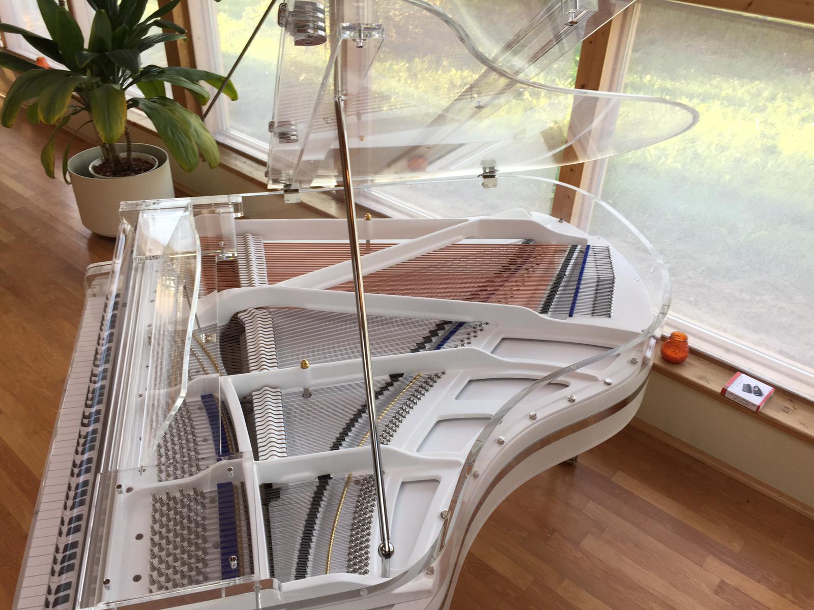 Прозрачный рояль Блютнер