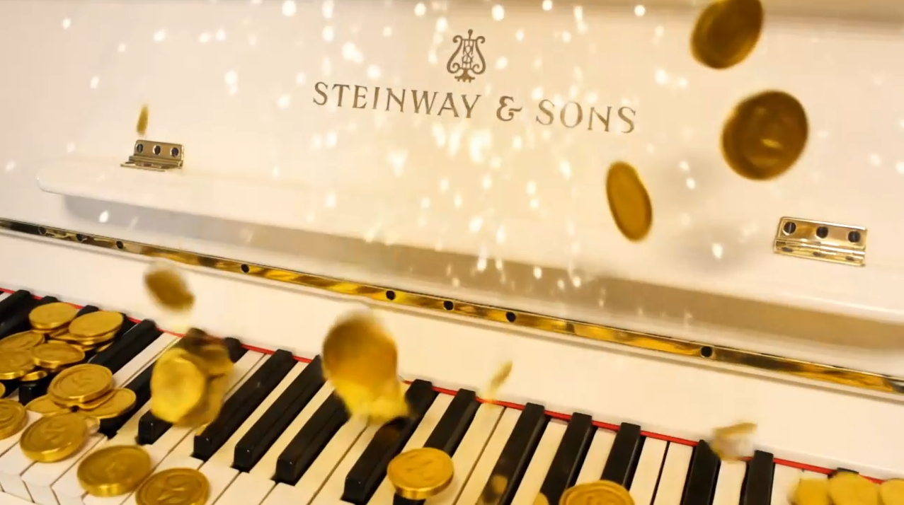 Белое пианино (фортепиано)